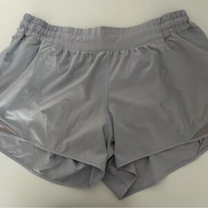 Lululemon Gray Women's Athletic Shorts- size 14